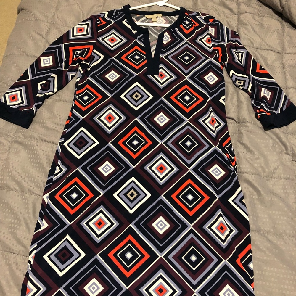 Banana Republic geometric pattern dress